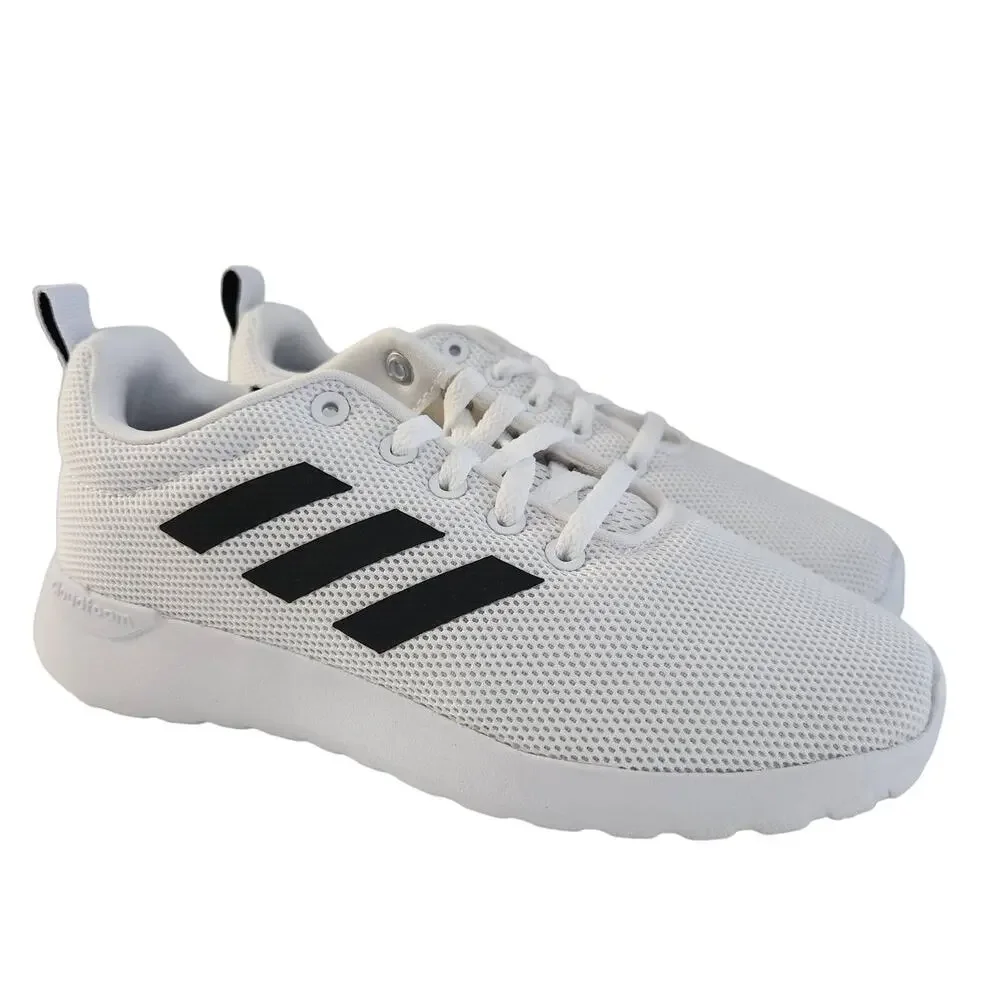 adidas Kid's Unisex Lite Racer CLN White/Black/Black 6